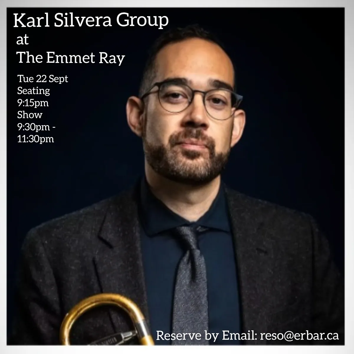 Karl Silvera Group, Jazz Standards à The Emmet Ray