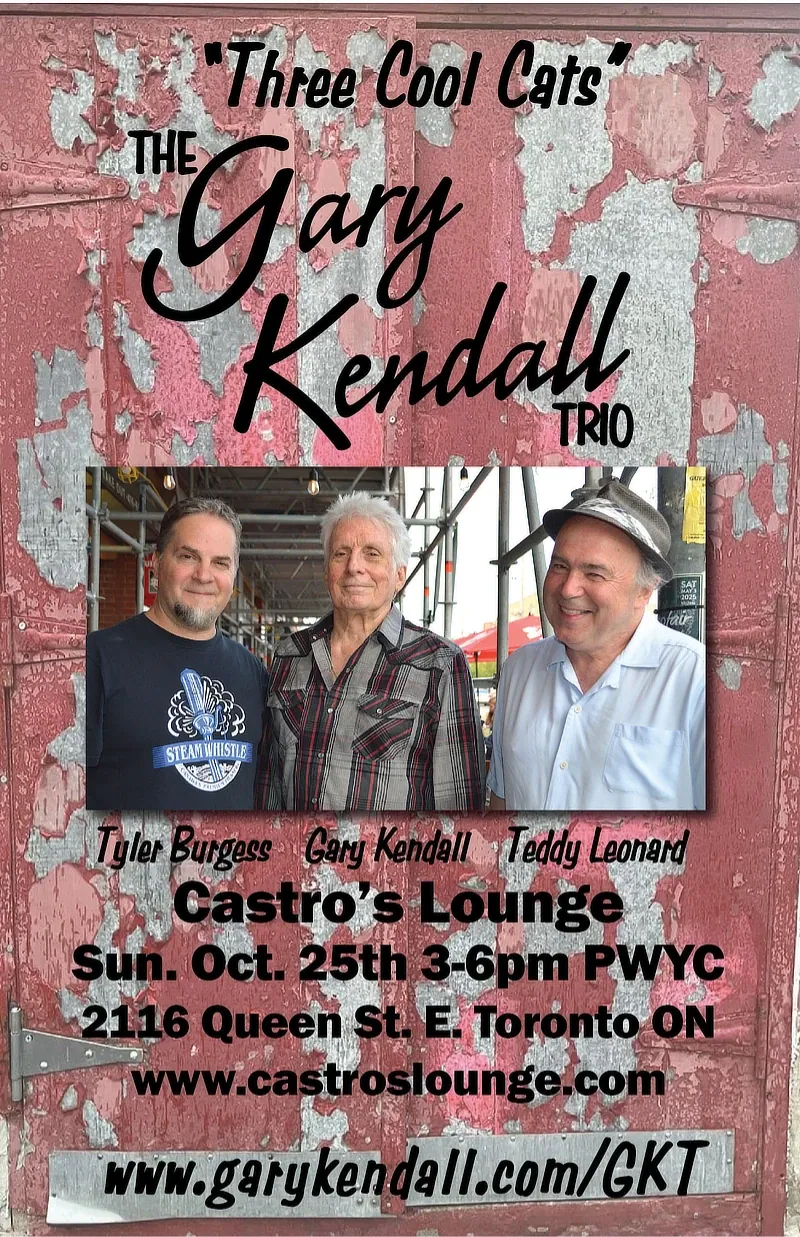 The Gary Kendall Trio à Castro's Lounge