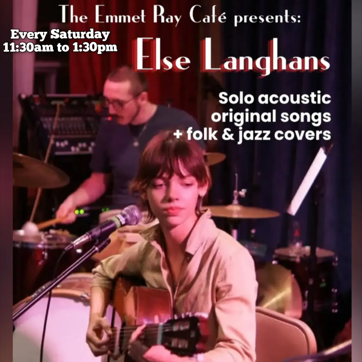 Else Langhans, Guitar/Vocals, Jazz Covers Original Songwriter à The Emmet Ray