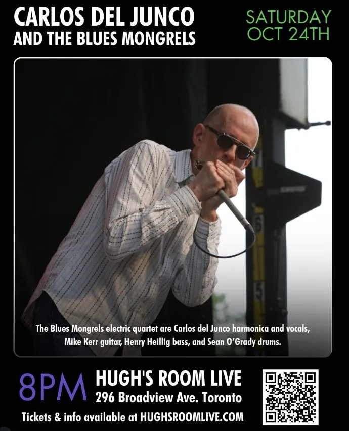 Carlos del Junco at Hugh's Room Live