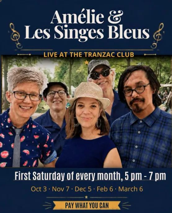 Amélie & Les Singes Bleus at Tranzac