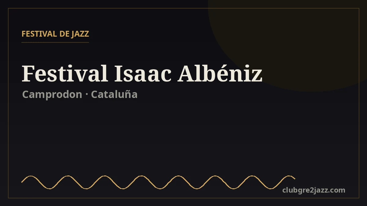 Festival Isaac Albéniz, festival de jazz en Camprodon