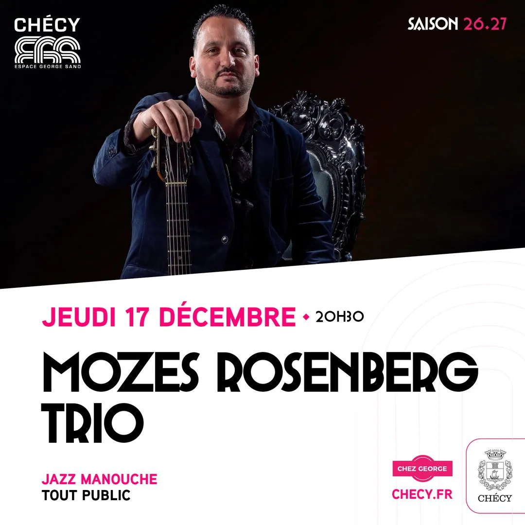 MOZES ROSENBERG TRIO - SAISON CULTURELLE 26/27 à Espace George Sand