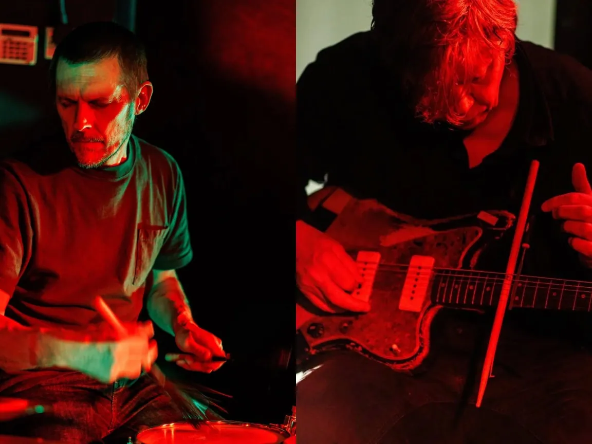 Thurston Moore and Mark Wastell at 11 Gillett Square