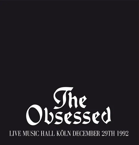 Live Music Hall Köln December 29th 1992 album cover