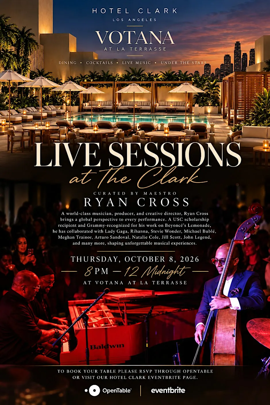 Live Jazz Sessions at The Clark at Hotel Clark