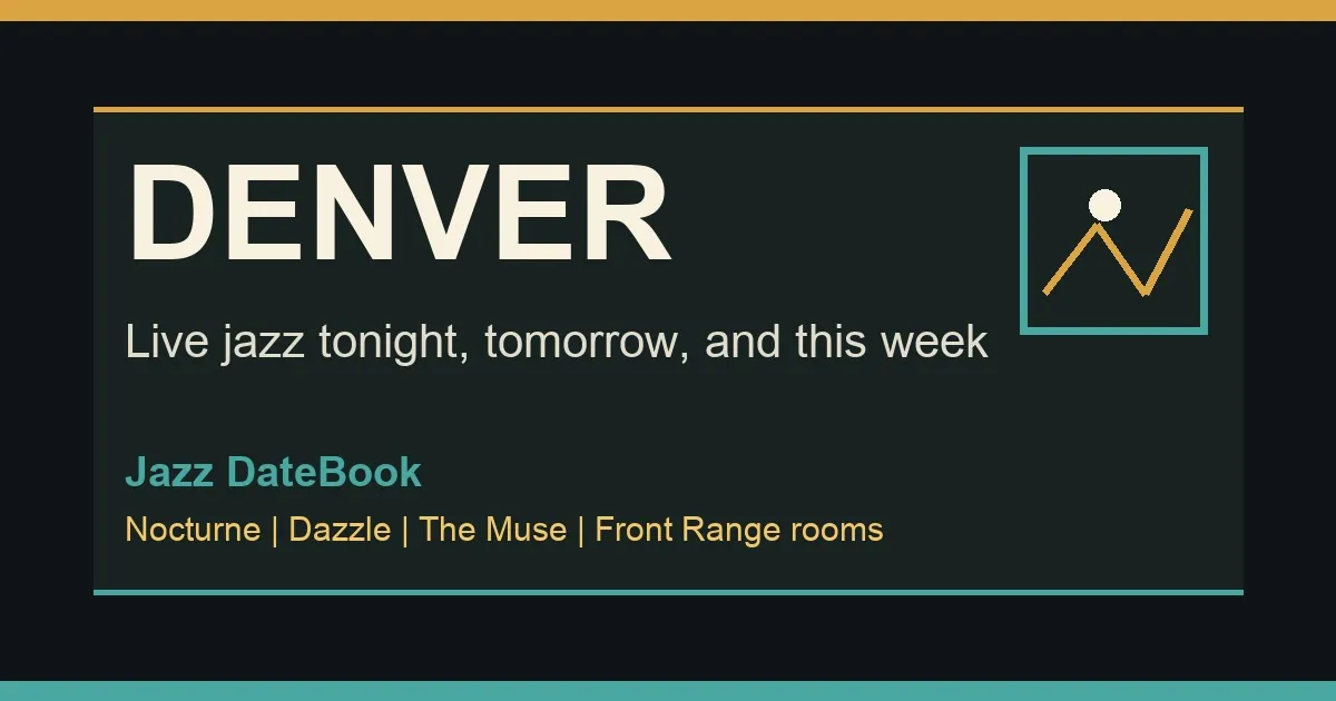 ALTITUDE: Jazz and Beyond at The Denver Press Club