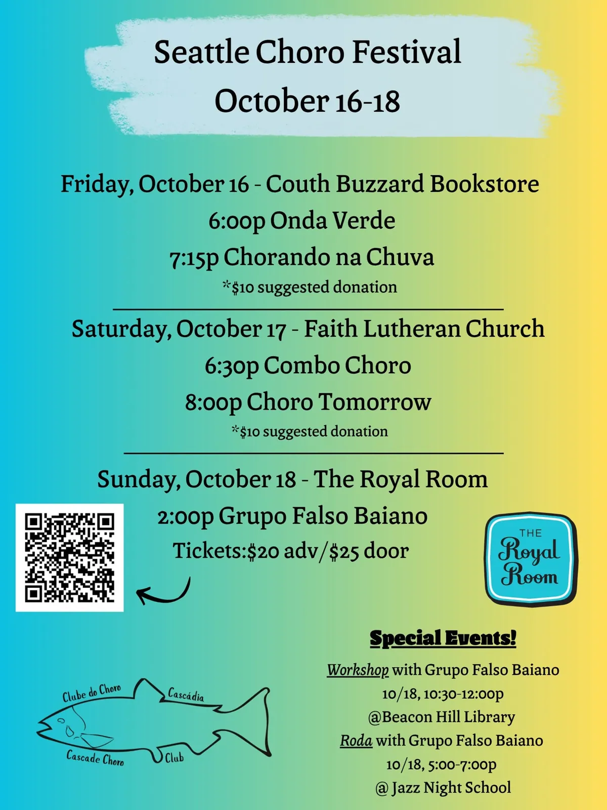 Seattle Choro Festival at Faith Lutheran Church