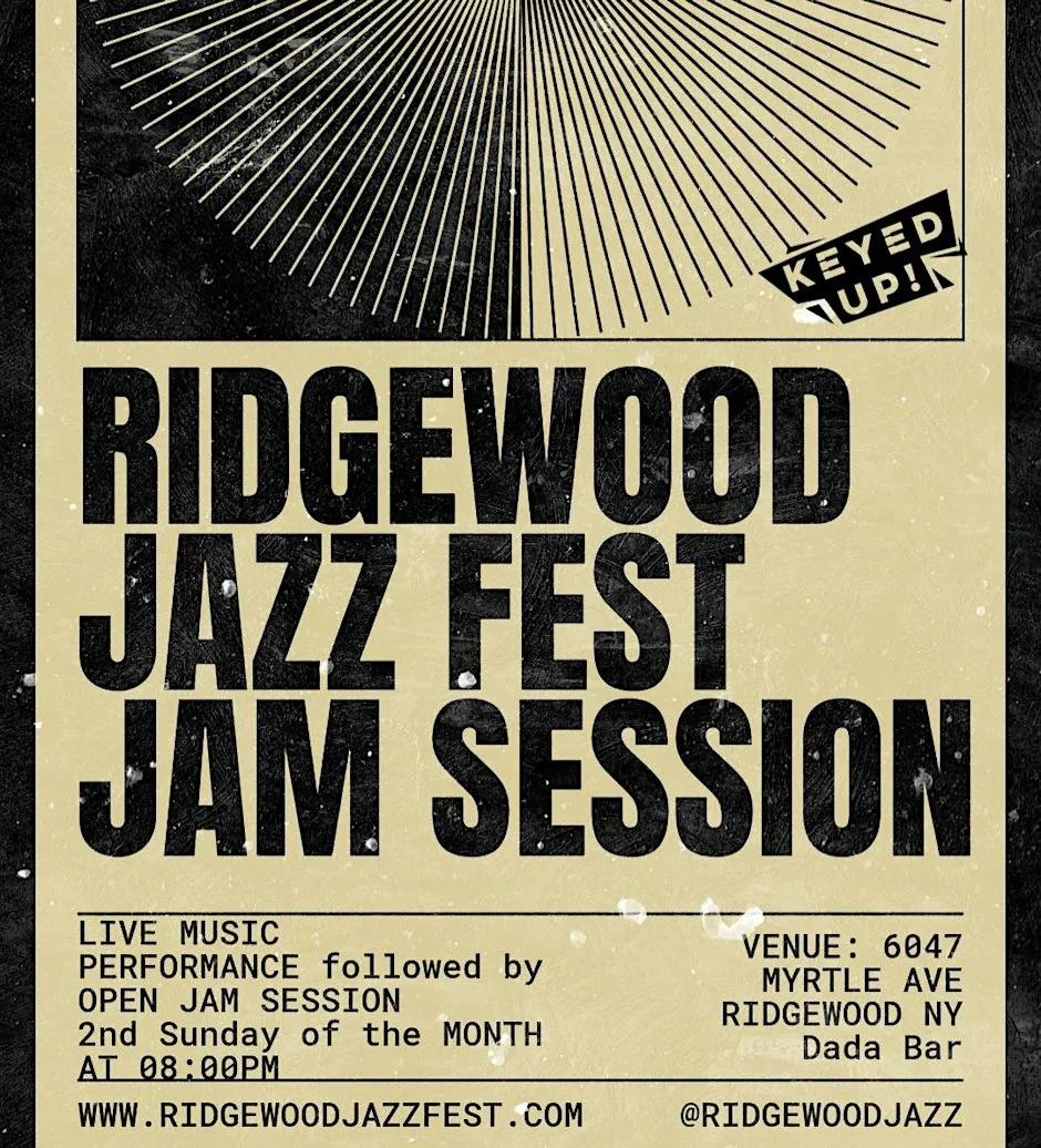 Monthly Jazz Jam presented by Ridgewood Jazz at Dada