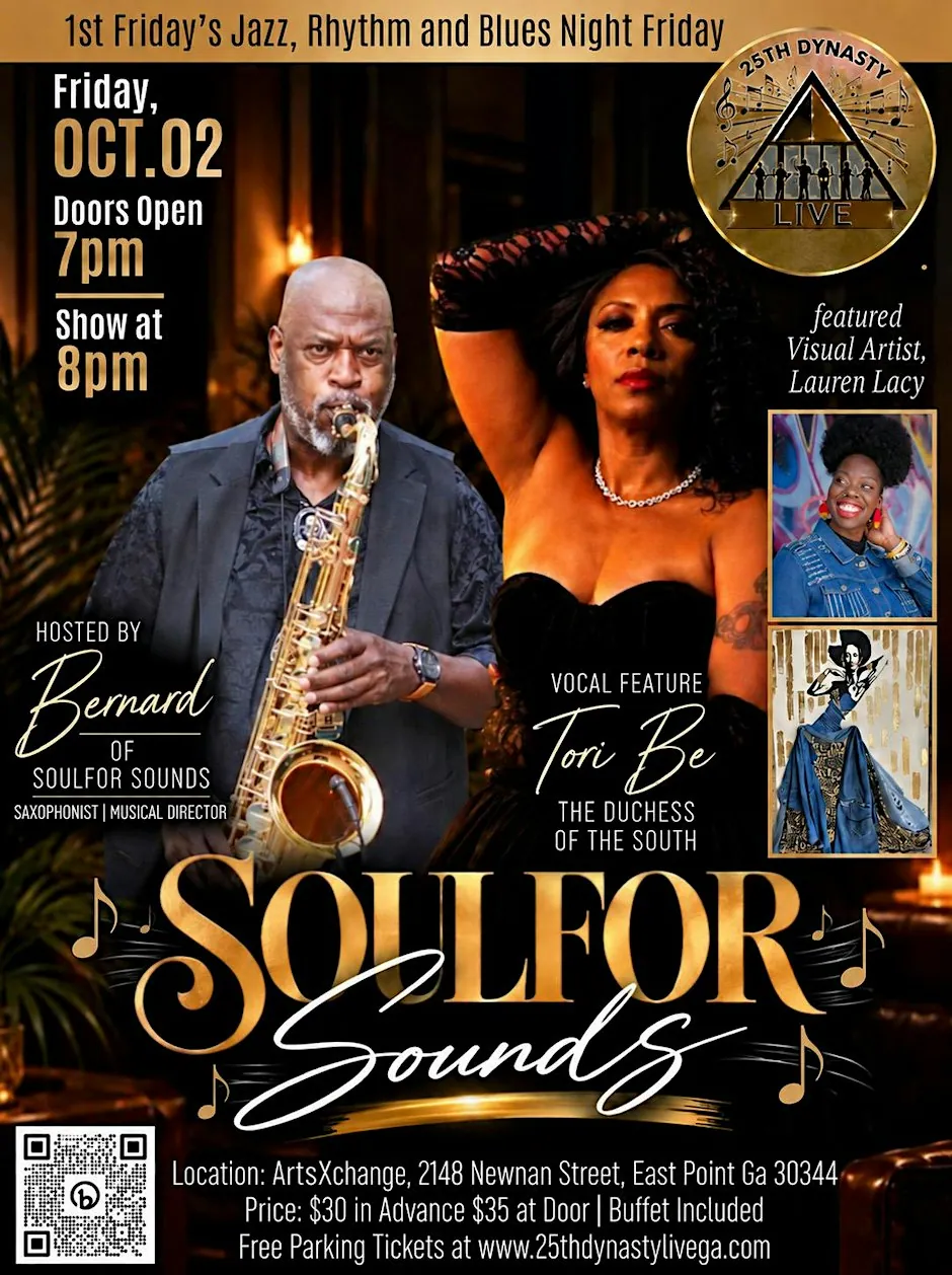 25th Dynasty LIVE 1st Friday's Jazz Rhythm And Blues Night at 2148 Newnan St