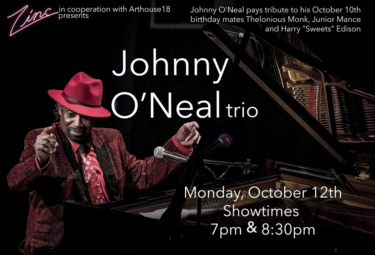 Johnny O’Neal Trio at Zinc Bar