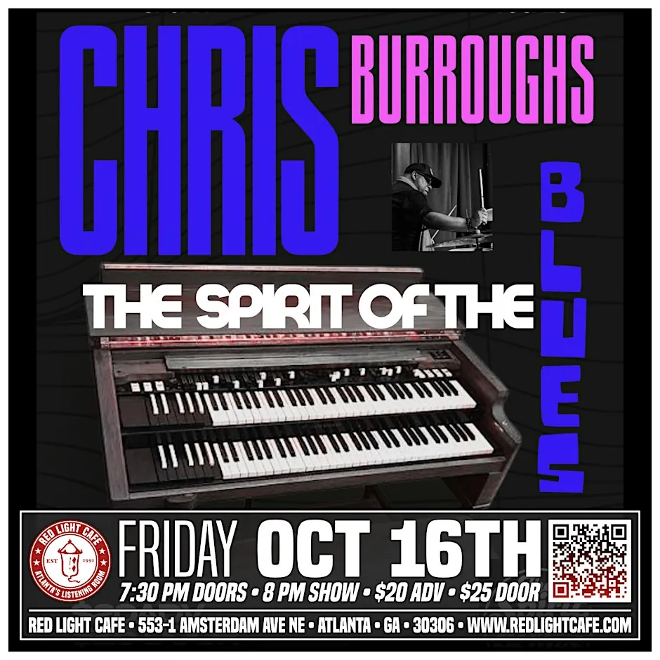 Chris Burroughs: “The Spirit of the Blues” at Red Light Cafe