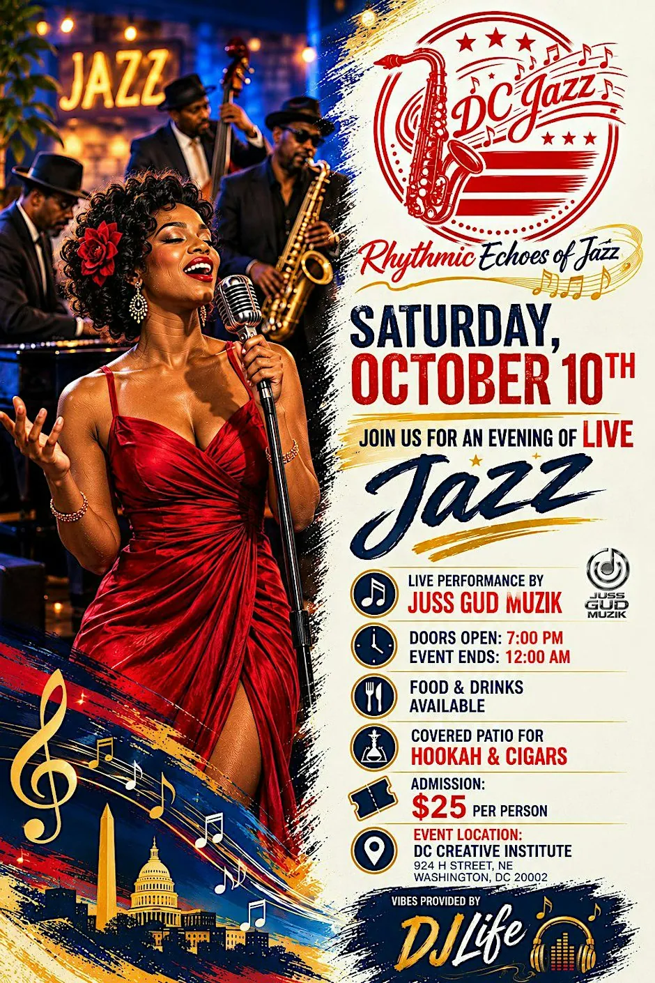 An Evening of Jazz - October 10th at DC Creative Institute