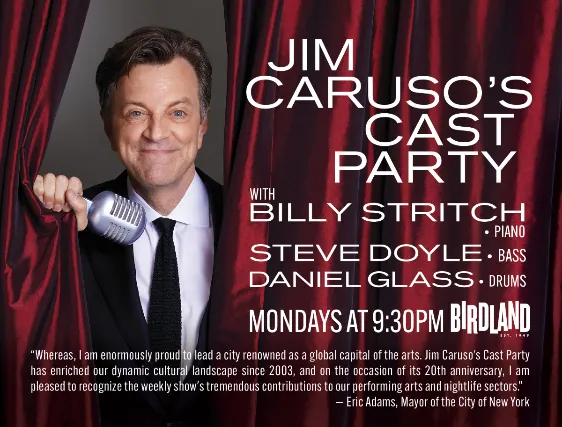 Jim Caruso's Cast Party with Billy Stritch at Birdland Jazz Club