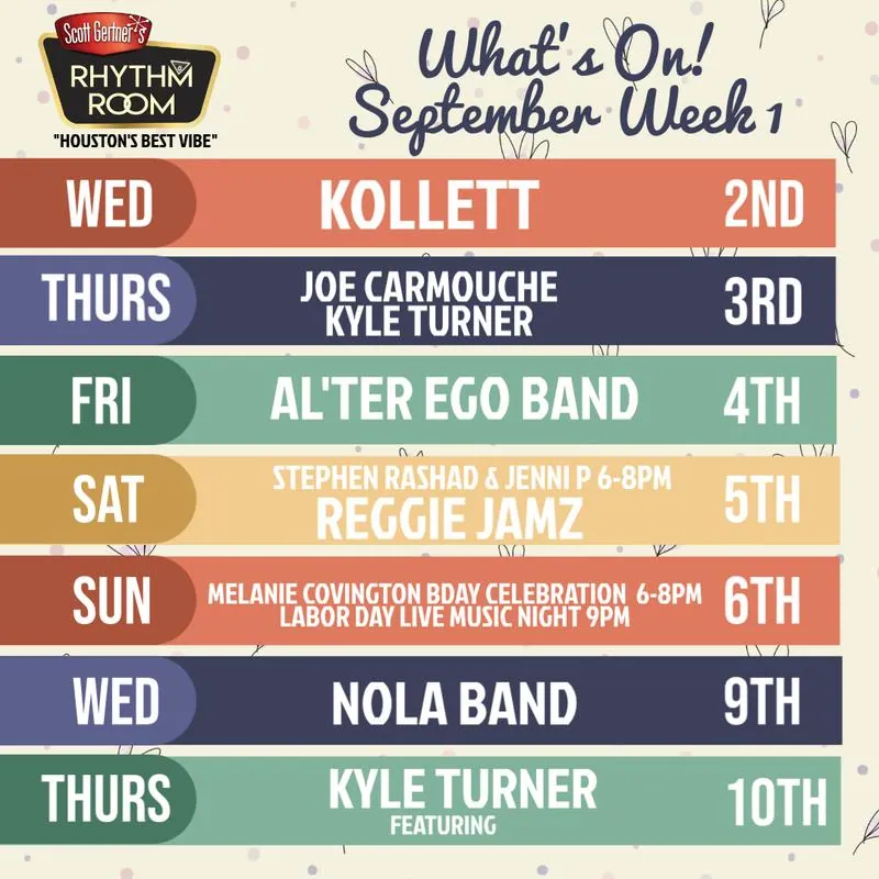 Scott Gertner's Rhythm Room · Houston